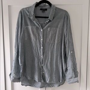 Atmosphere Striped Button Down Shirt